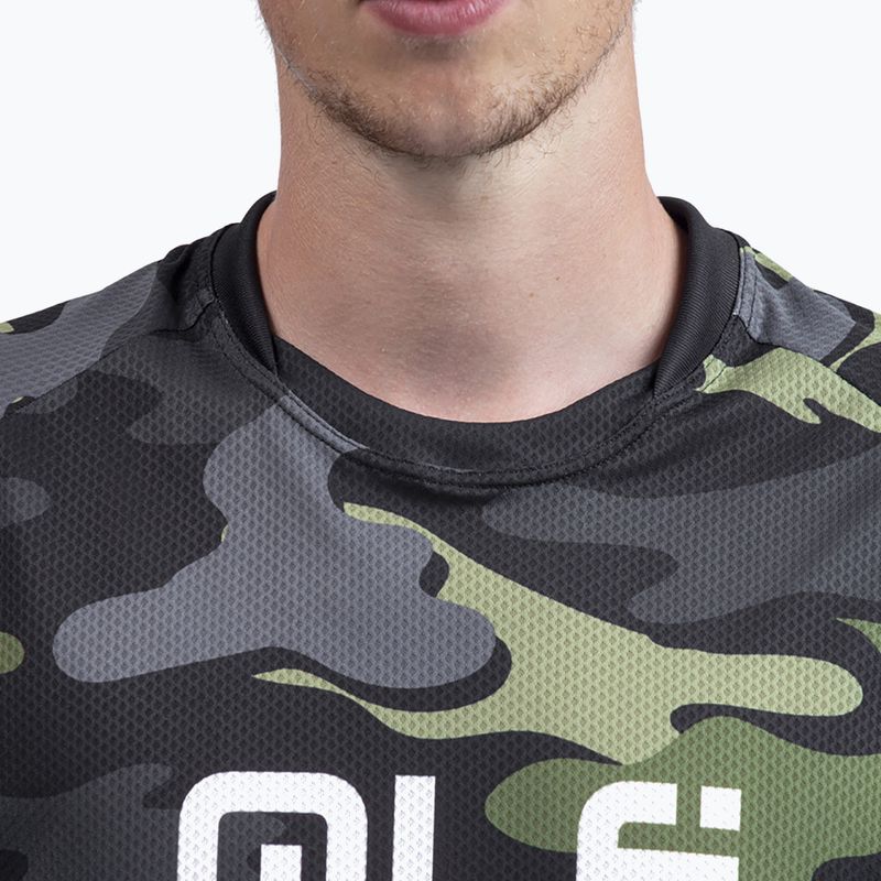 Koszulka rowerowa męska Alé Stain green 3