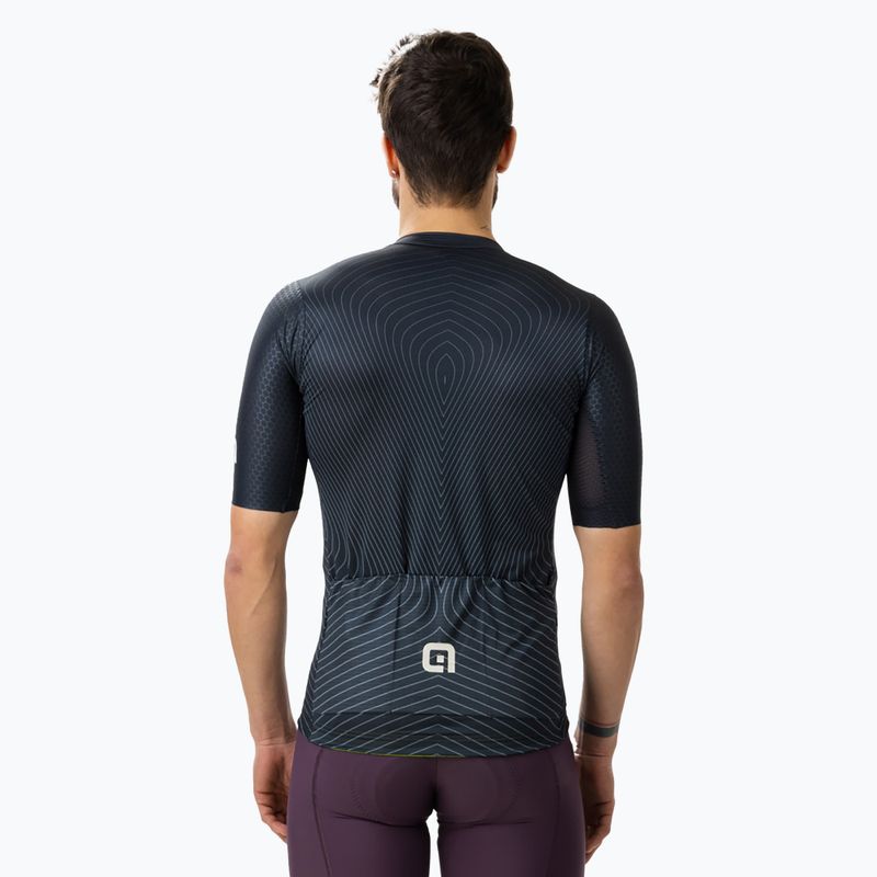 Koszulka rowerowa męska Alé Zig Zag black 2