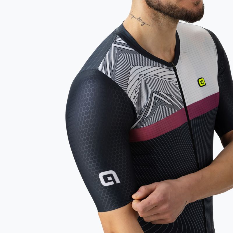 Koszulka rowerowa męska Alé Zig Zag black 3