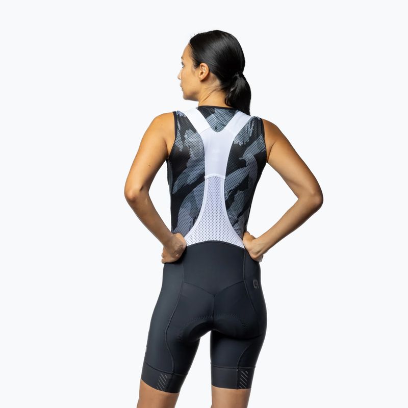Spodenki rowerowe damskie Alé Magic Colour Bibshorts black 2