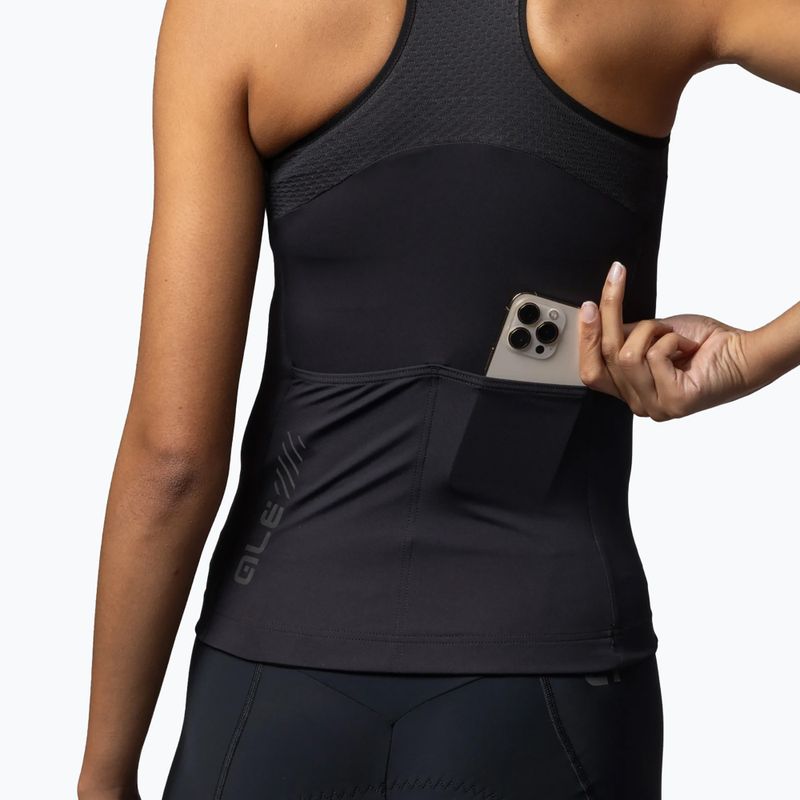 Koszulka rowerowa damska Alé Color Block TT black 5