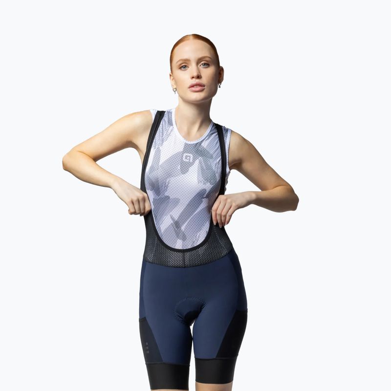 Spodenki rowerowe damskie Alé Stones Cargo Bibshorts atmosphere blue