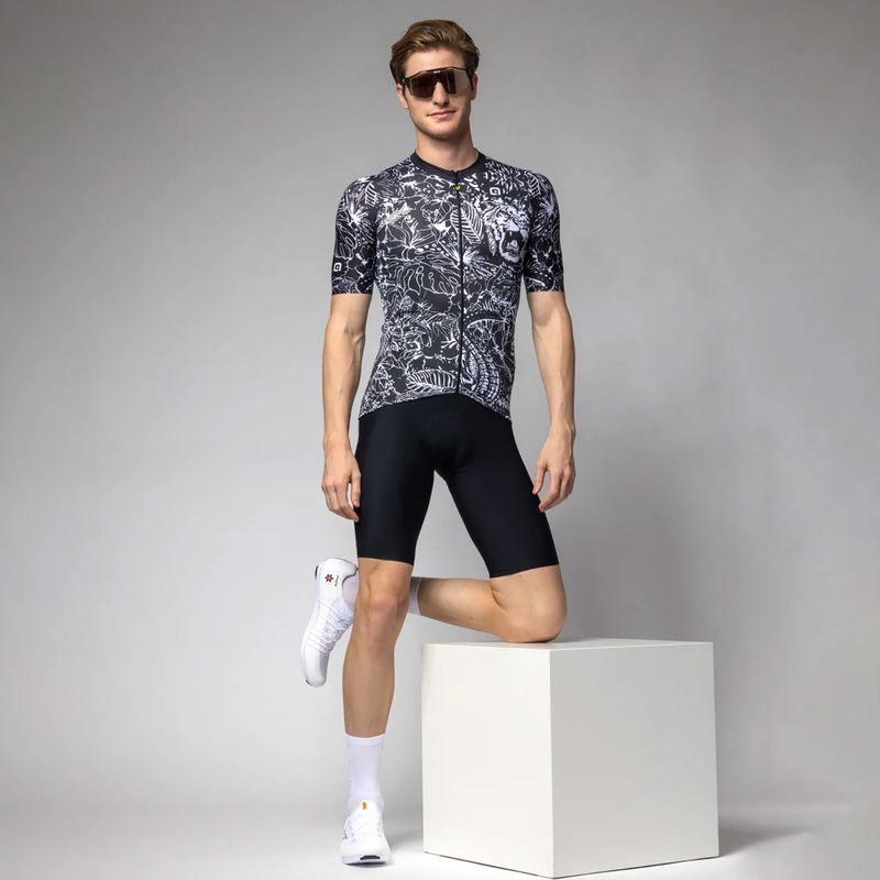 Koszulka rowerowa męska Alé Safari black 6