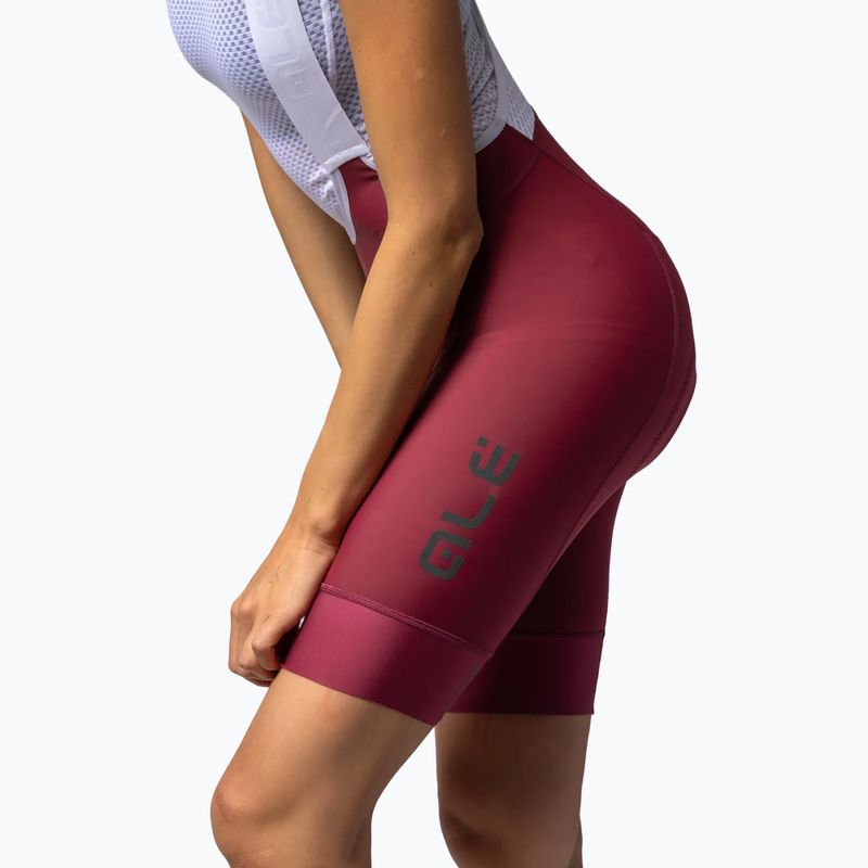 Spodenki rowerowe damskie Alé Magic Colour Bibshorts bossa nova 4