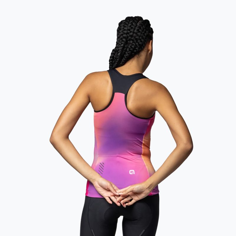 Koszulka rowerowa damska Alé Aurora TT pink 2
