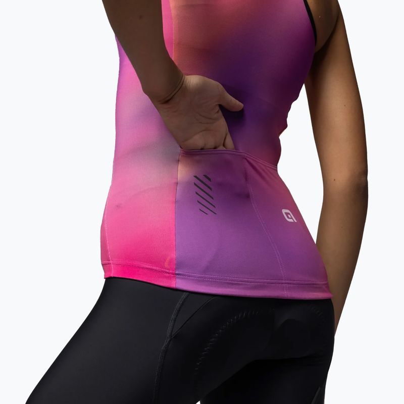 Koszulka rowerowa damska Alé Aurora TT pink 5