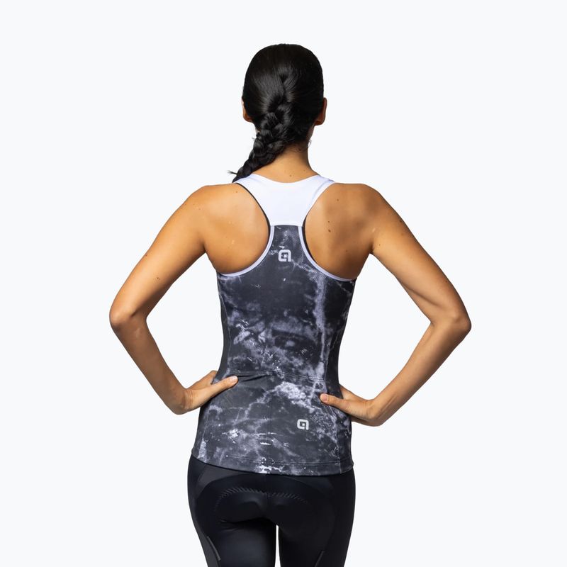 Koszulka rowerowa damska Alé Marble TT black 2