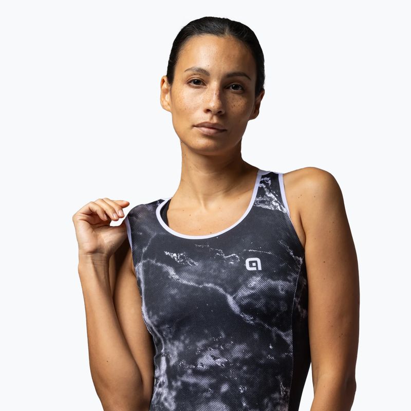 Koszulka rowerowa damska Alé Marble TT black 3