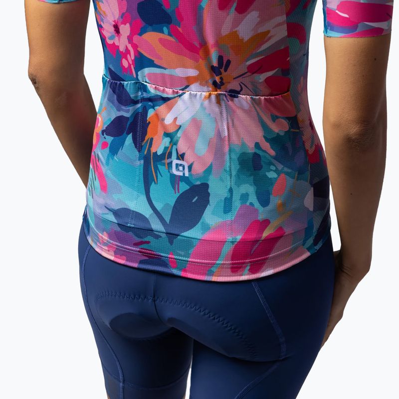 Koszulka rowerowa damska Alé Jardin multicolor 5
