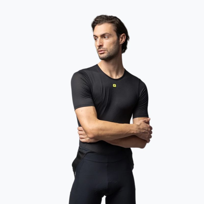 Koszulka rowerowa męska Alé Velo Active black