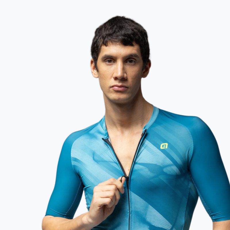 Koszulka rowerowa męska Alé Crash ottanio blue 3