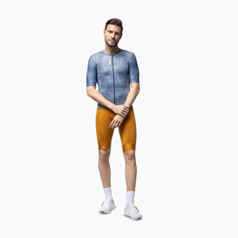 Koszulka rowerowa męska Alé Deep powder blue 2