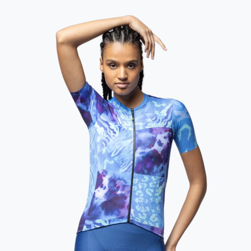 Koszulka rowerowa damska Alé Linfa blue combo