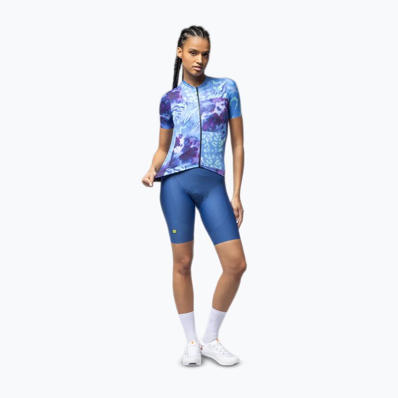 Koszulka rowerowa damska Alé Linfa blue combo 2