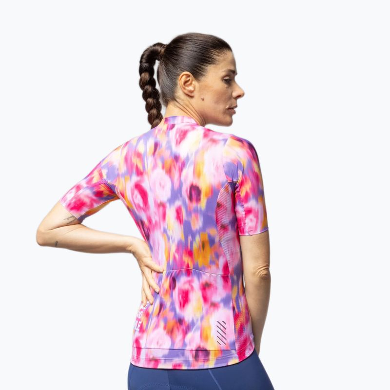 Koszulka rowerowa damska Alé Jardin 2.0 pink combo 3