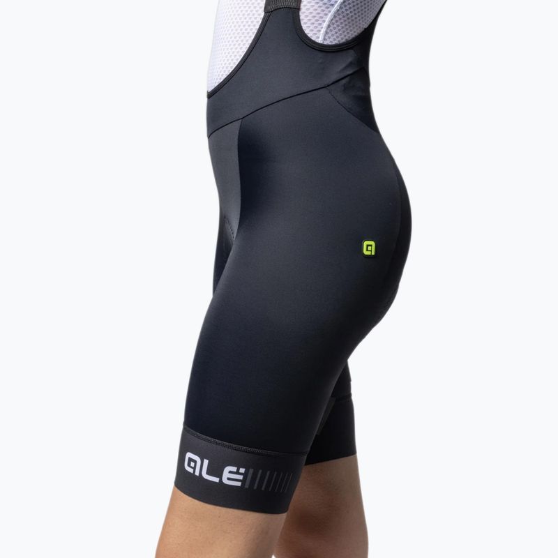 Spodenki rowerowe damskie Alé Traguardo 2.0 Bibshorts white 4