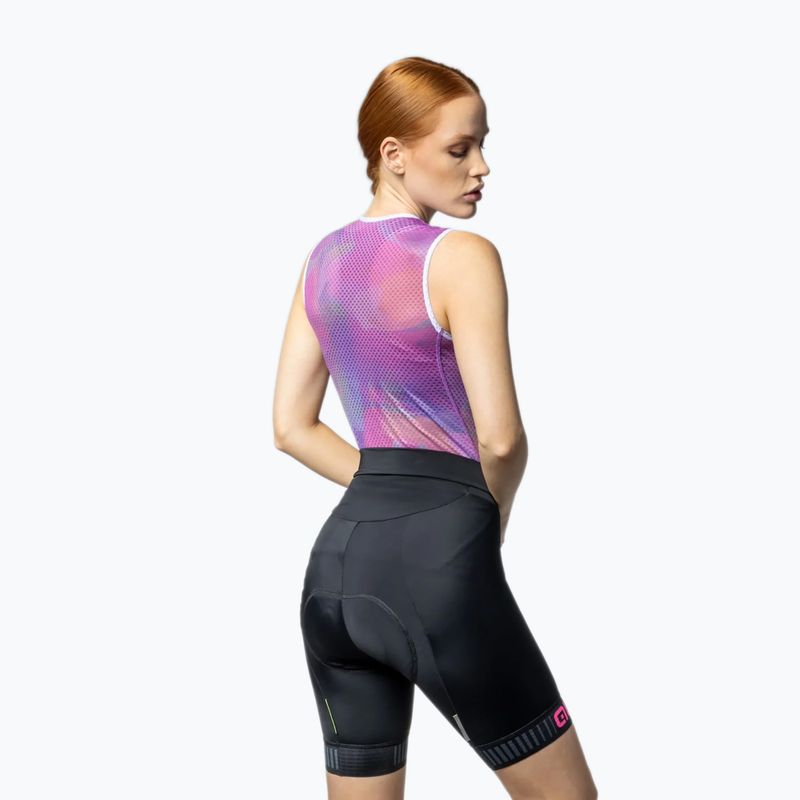 Spodenki rowerowe damskie Alé Traguardo 2.0 fluo pink 3