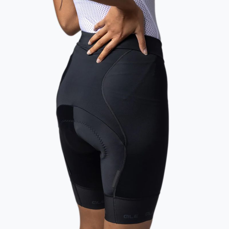 Spodenki rowerowe damskie Alé Strada 2.0 black 5