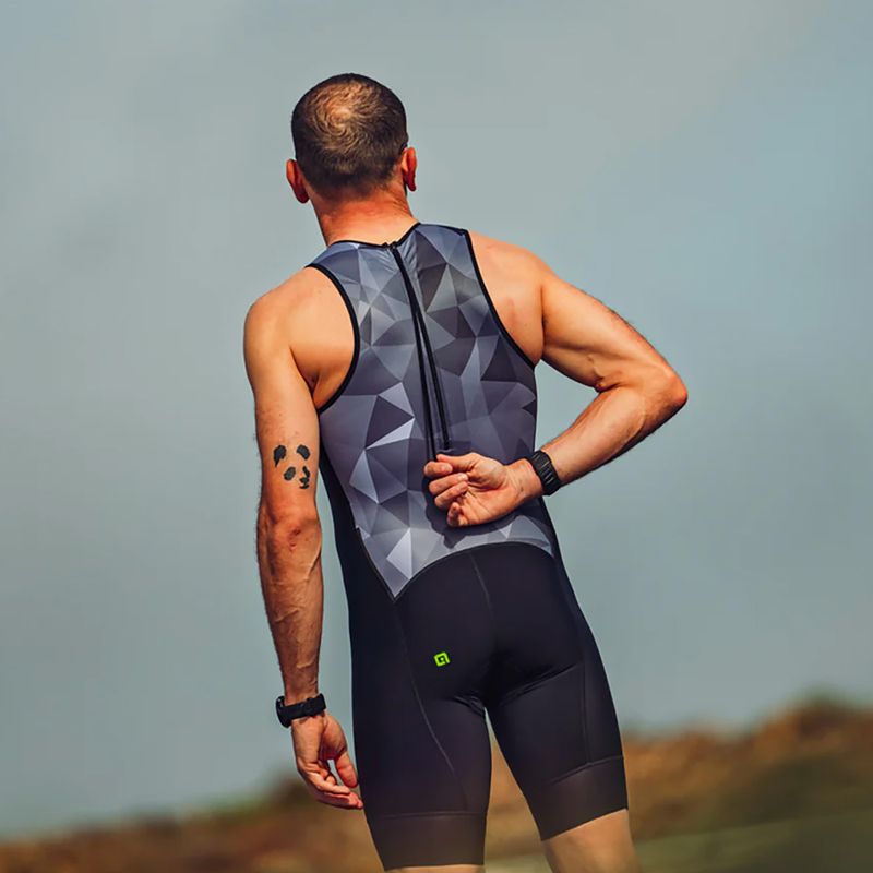 Kombinezon triathlonowy męski Alé Triple grey 8
