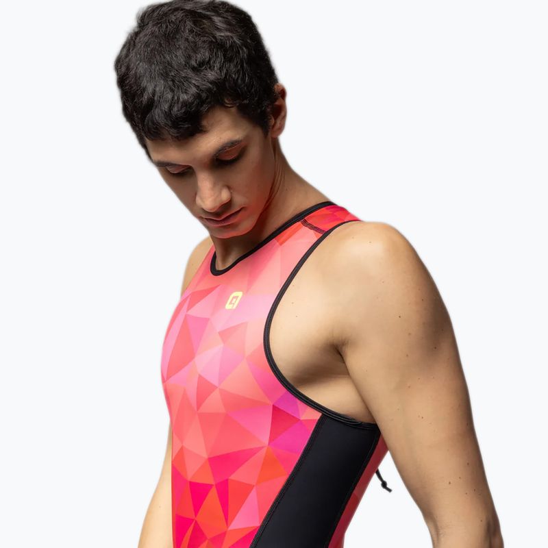 Kombinezon triathlonowy męski Alé Triple pink combo 3