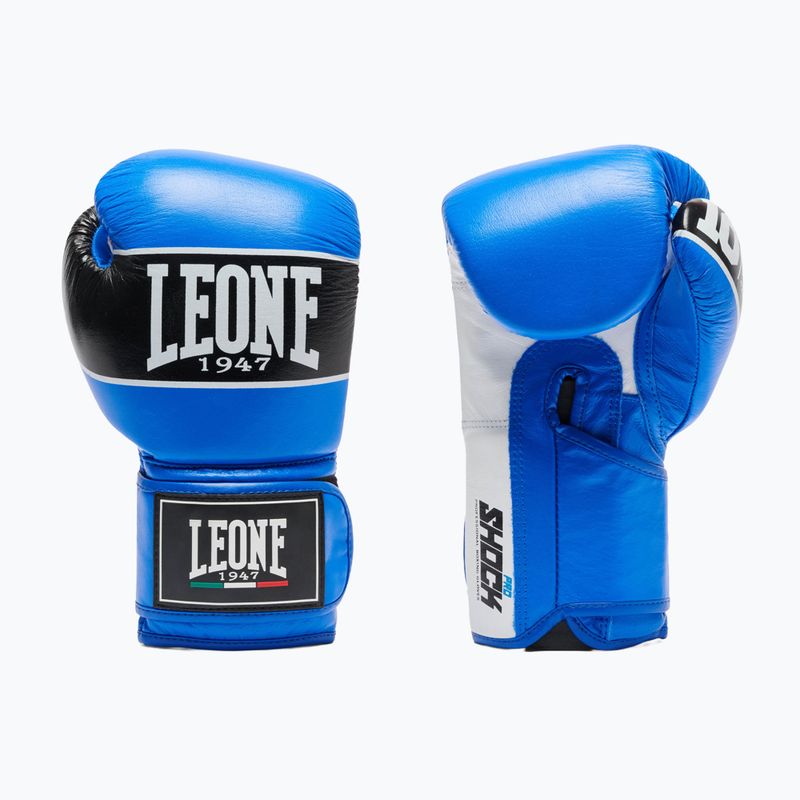 Rękawice bokserskie LEONE 1947 Shock Pro blue