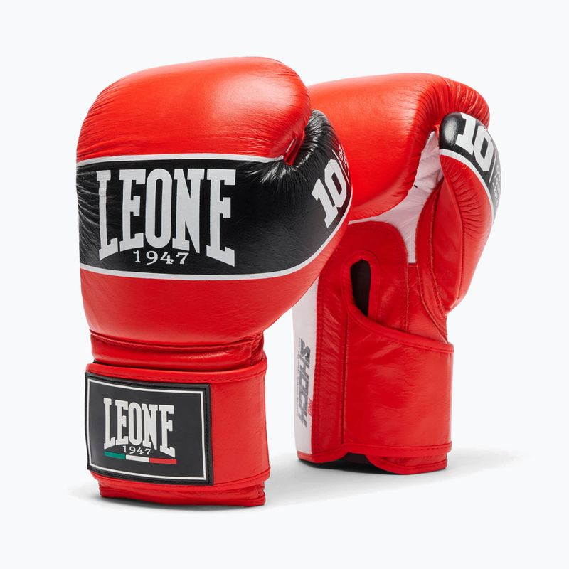 Rękawice bokserskie LEONE 1947 Shock Pro GN057 red 2