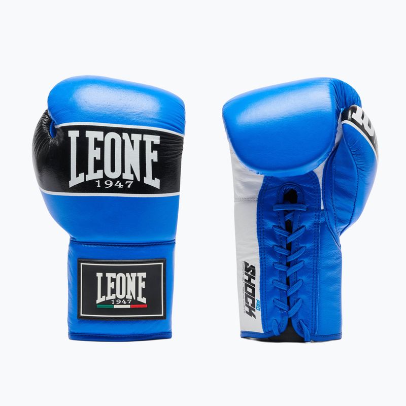 Rękawice bokserskie LEONE 1947 Shock Pro blue