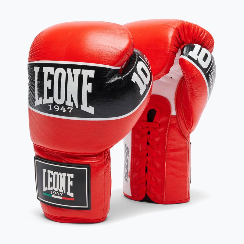 Rękawice bokserskie LEONE 1947 Shock Pro rose/red 2