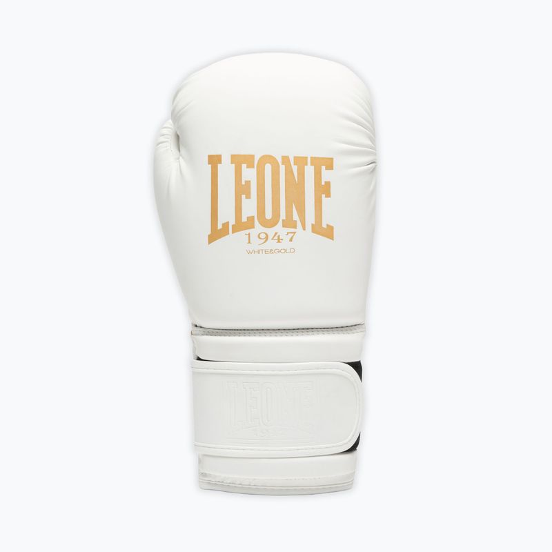 Rękawice bokserskie LEONE 1947 Idol white/gold 3