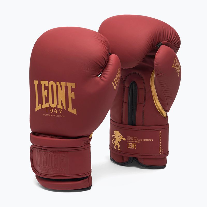 Rękawice bokserskie LEONE 1947 Idol bordeaux 2