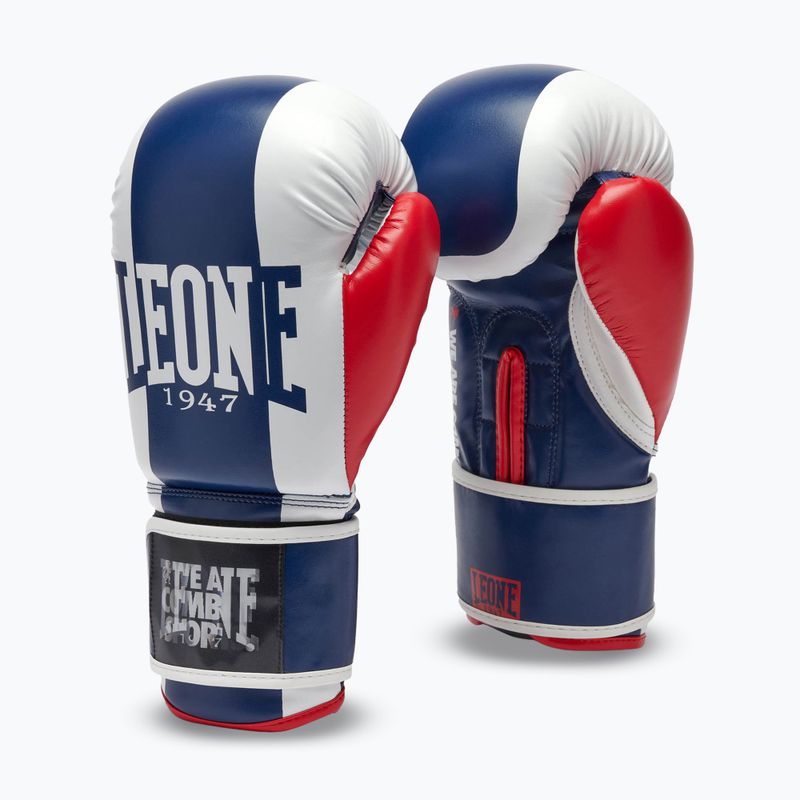 Rękawice bokserskie LEONE 1947 Color Block black/blue 2