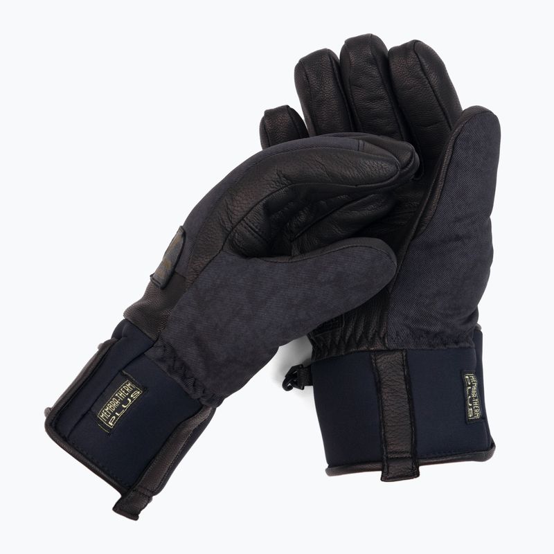 Rękawice snowboardowe męskie Level Rover black/grey 2