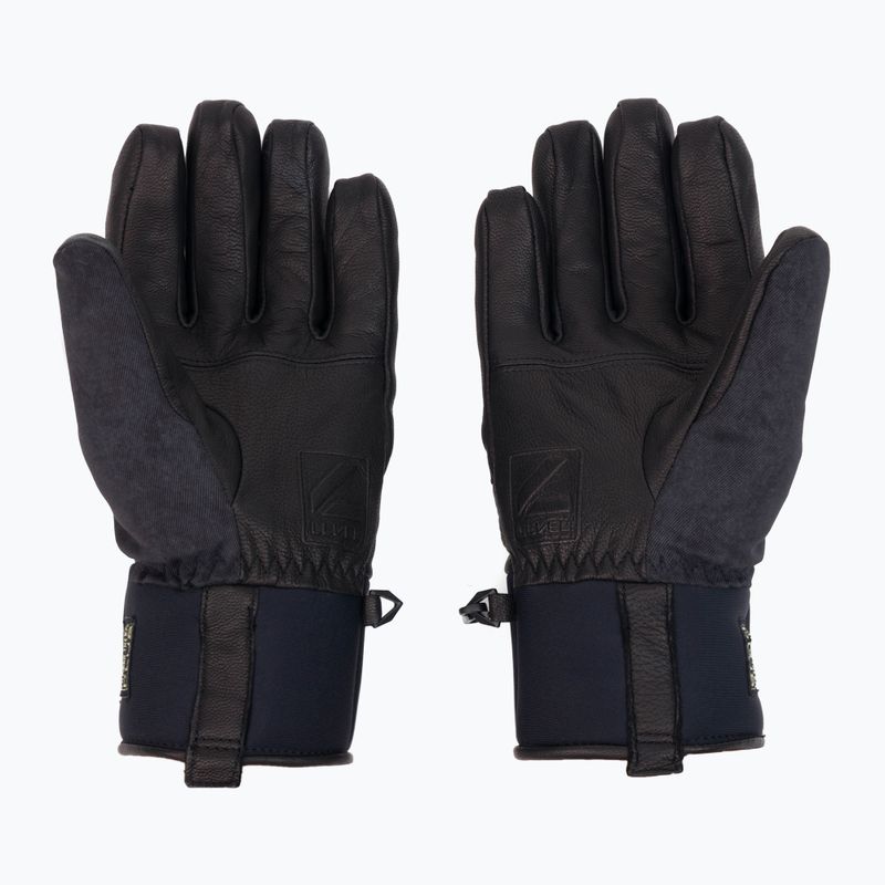 Rękawice snowboardowe męskie Level Rover black/grey 3