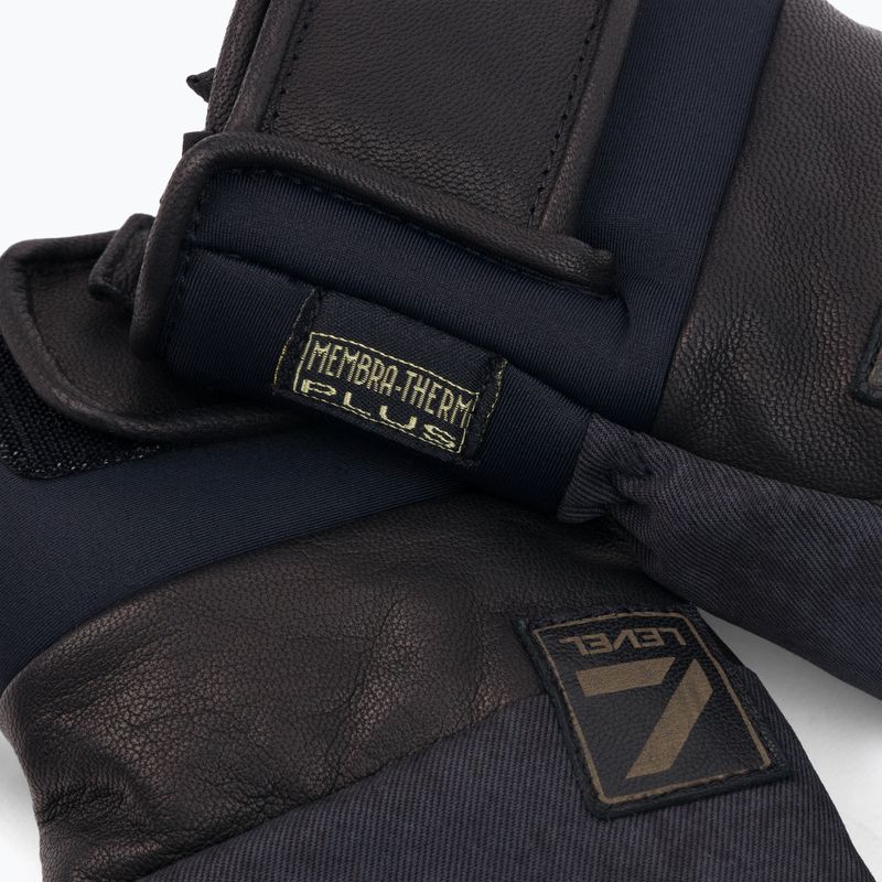 Rękawice snowboardowe męskie Level Rover black/grey 5