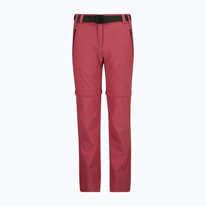 Spodnie trekkingowe dziecięce CMP 3T51445 Zip Off peony