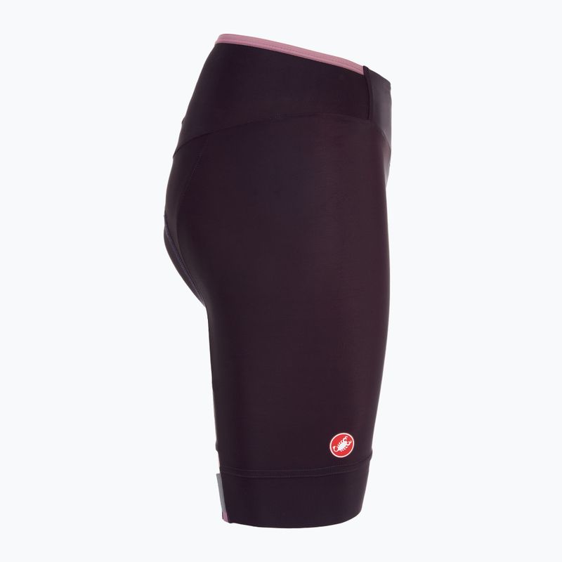 Spodenki rowerowe damskie Castelli Prima 2 dark night shade/deep purple 3