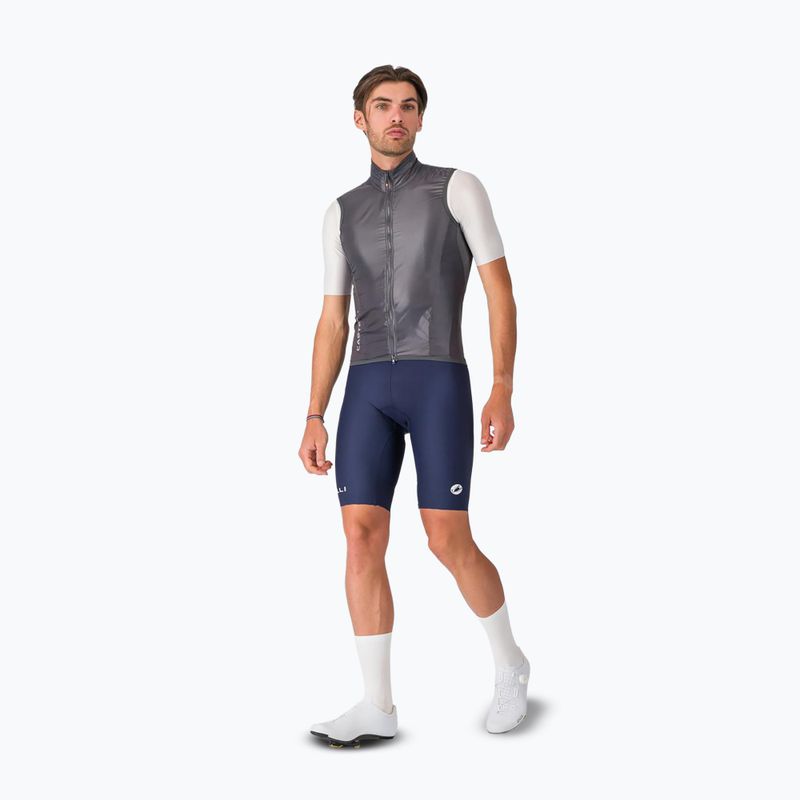 Kamizelka rowerowa męska Castelli Aria Shell 2 dark gray 2