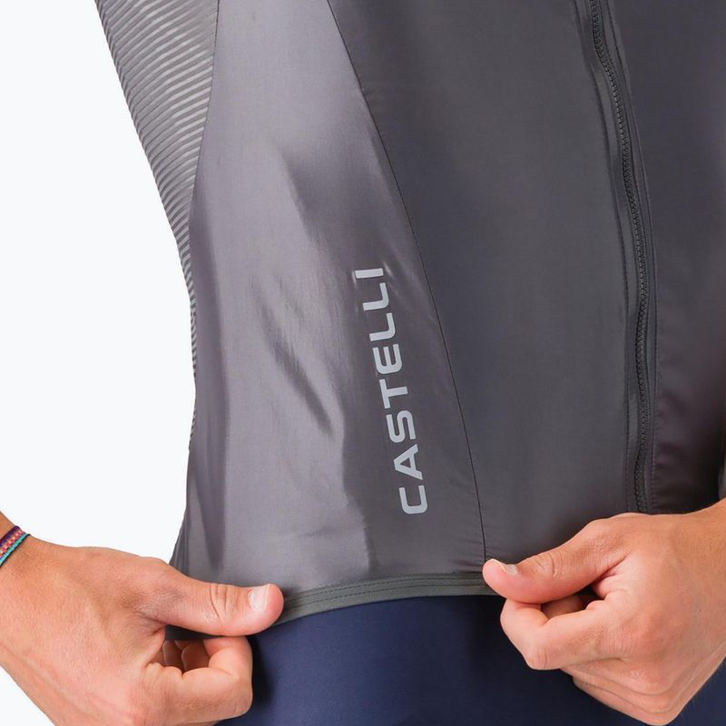 Kamizelka rowerowa męska Castelli Aria Shell 2 dark gray 4