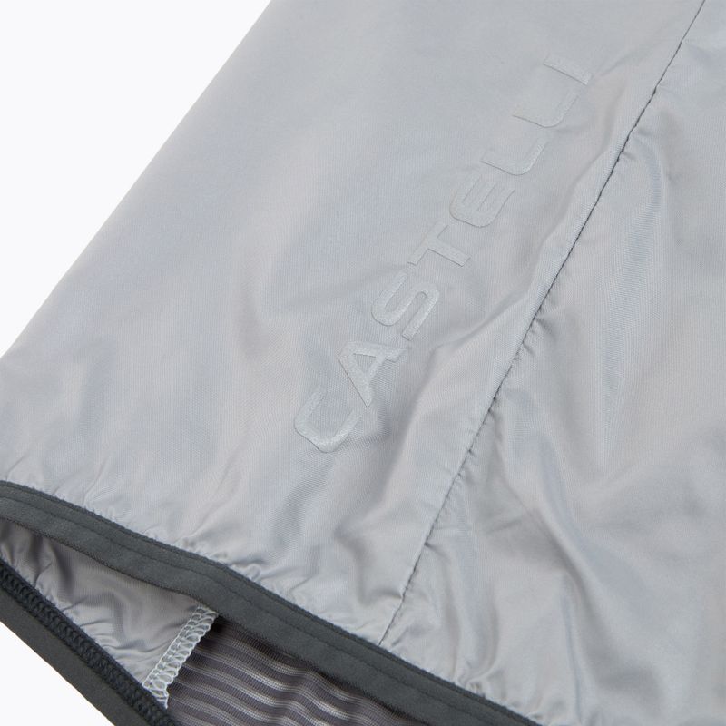 Kamizelka rowerowa męska Castelli Aria Shell 2 silver gray/dark gray 3