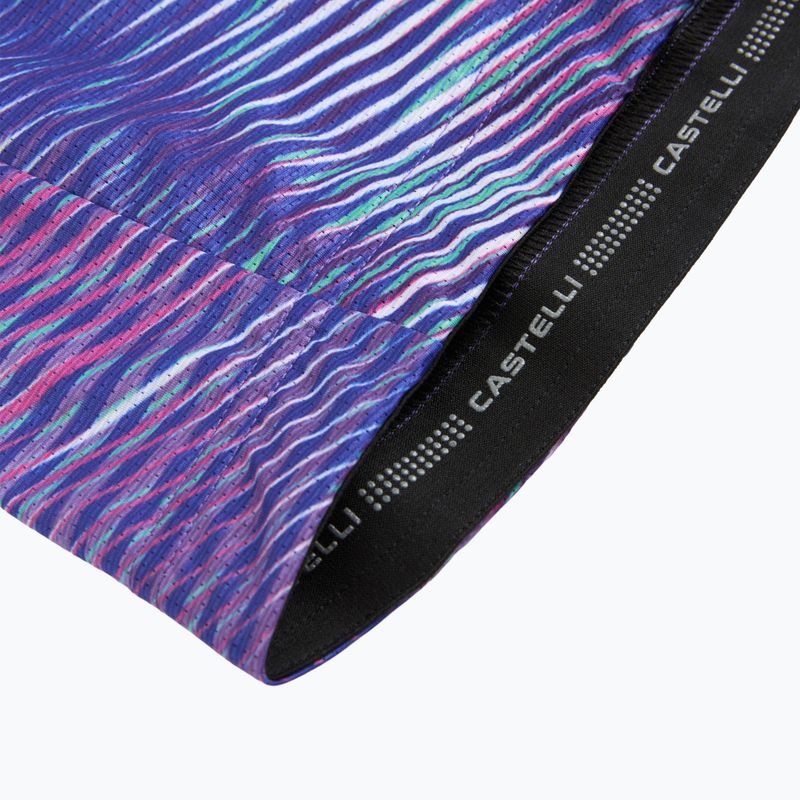 Koszulka rowerowa damska Castelli Cosmic Vortex multicolor ultraviolet rose 4