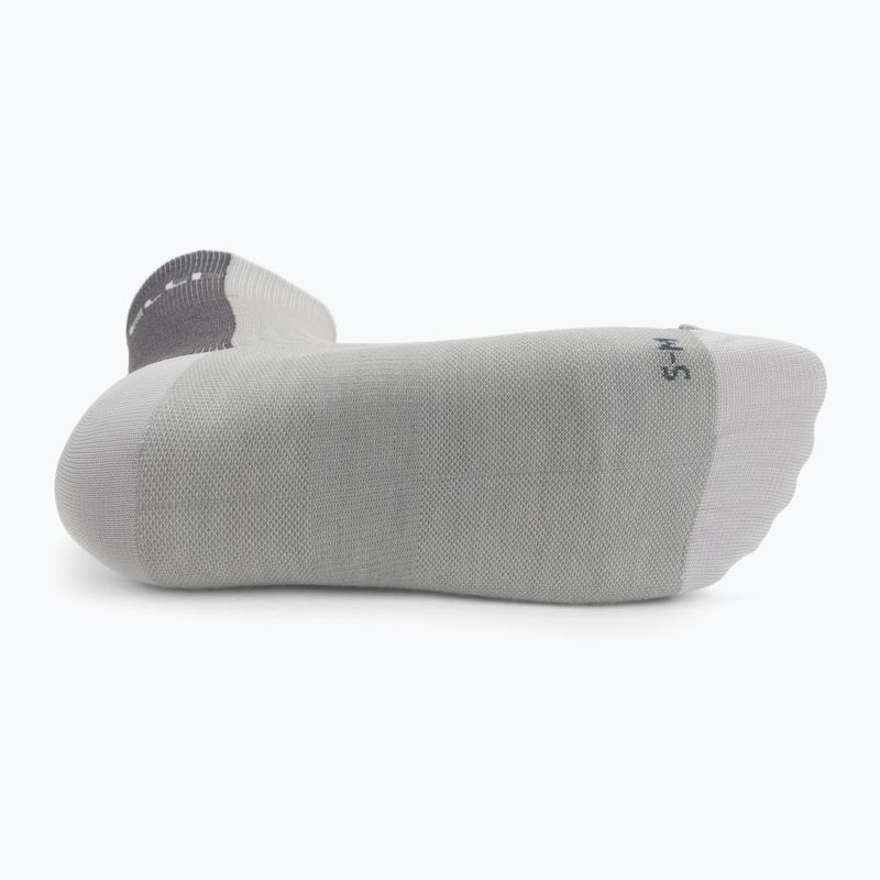 Skarpety męskie Castelli Castelli Logo 18 Merino Sock silver gray/dark gray 4