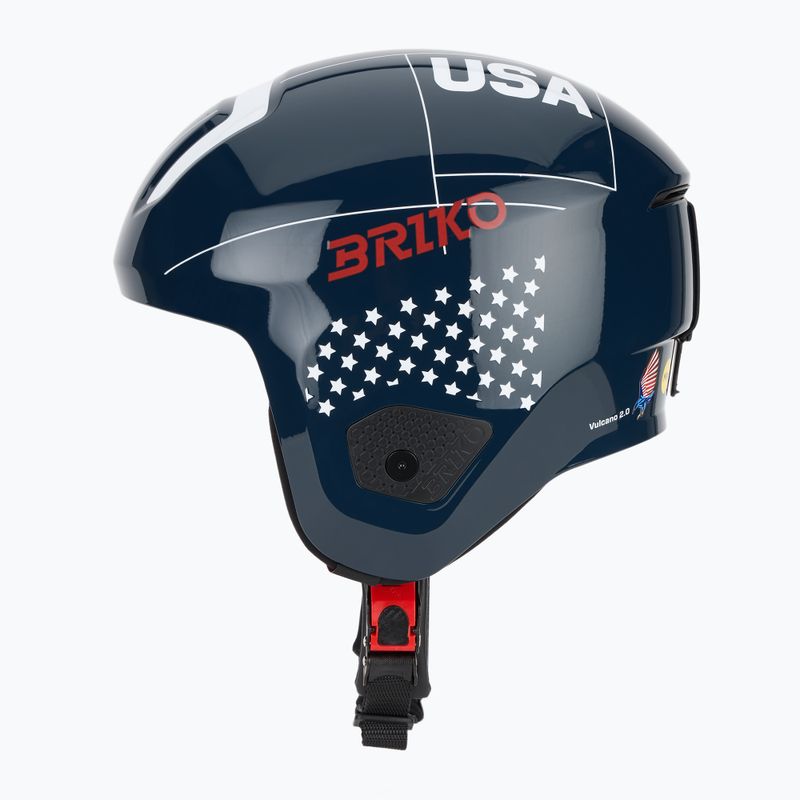 Kask narciarski Briko Vulcano 2.0 USA Mips shiny blue/white/cardinal red 3
