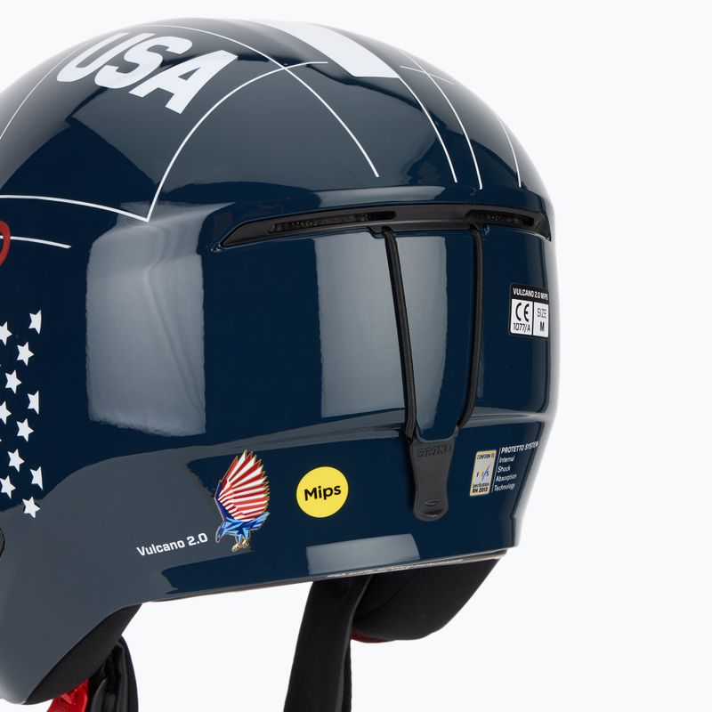 Kask narciarski Briko Vulcano 2.0 USA Mips shiny blue/white/cardinal red 7