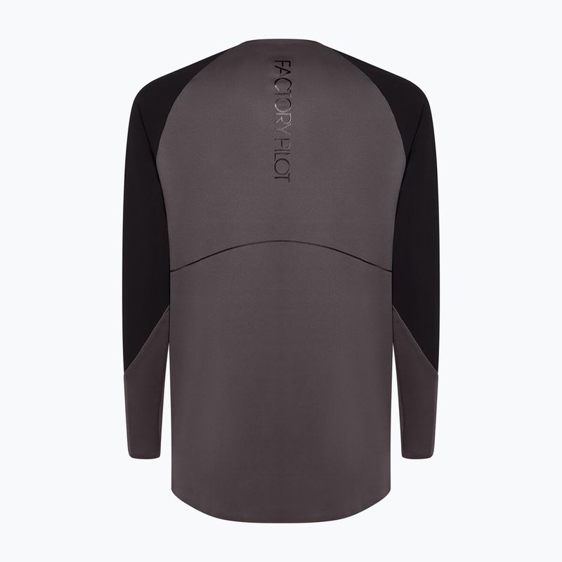 Longsleeve rowerowy męski Oakley Maven Scrub black/grey 2