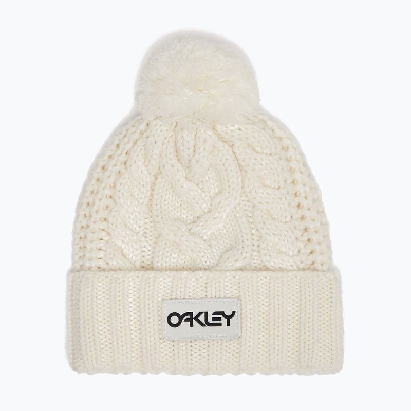 Czapka zimowa Oakley Harper Pom Beanie arctic white/blackout