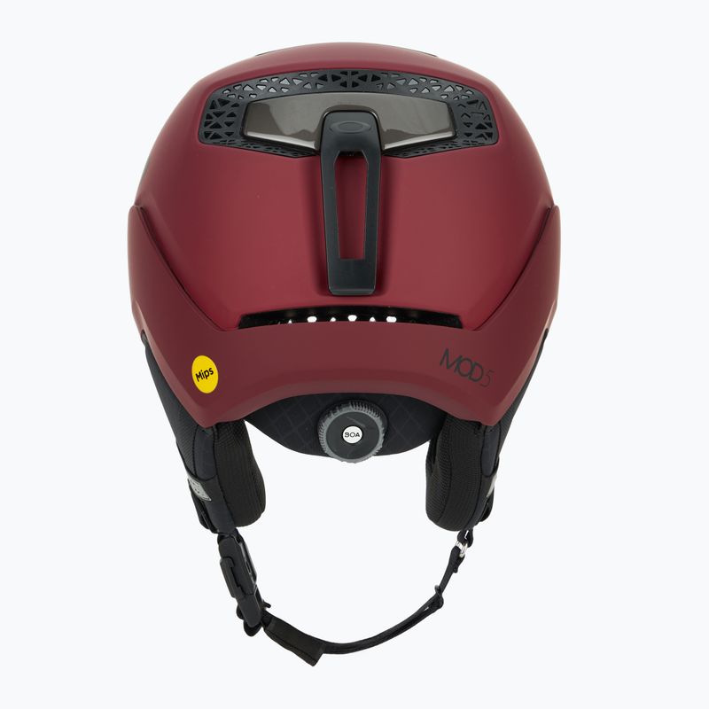 Kask narciarski Oakley Mod5 matte iron red 4