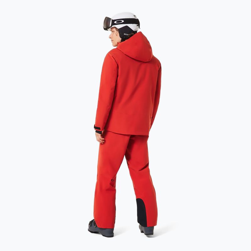 Spodnie narciarskie męskie Oakley Canopy Insulated flame red 3