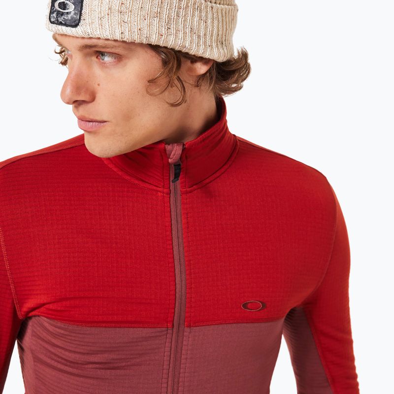 Bluza męska Oakley Canopy FZ flame red 4