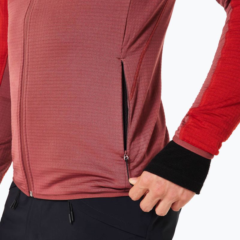 Bluza męska Oakley Canopy FZ flame red 5