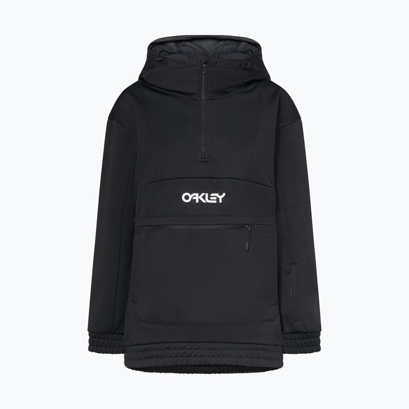 Bluza softshell damska Oakley TNP Nose Grab Softshell Hoodie blackout/white 8